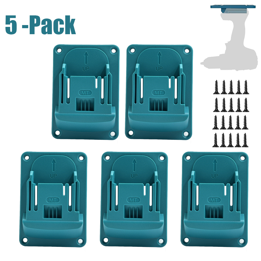 Power Tools Display Rack - 5Pack Li-ion Battery Power Tool Holder