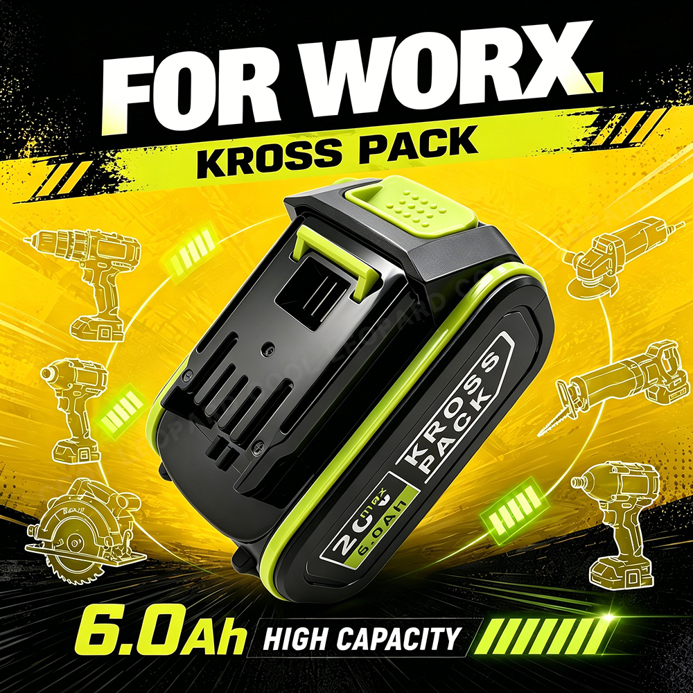 Power Tools Ltd - 20V 6.0Ah Kross Pack High Capacity
