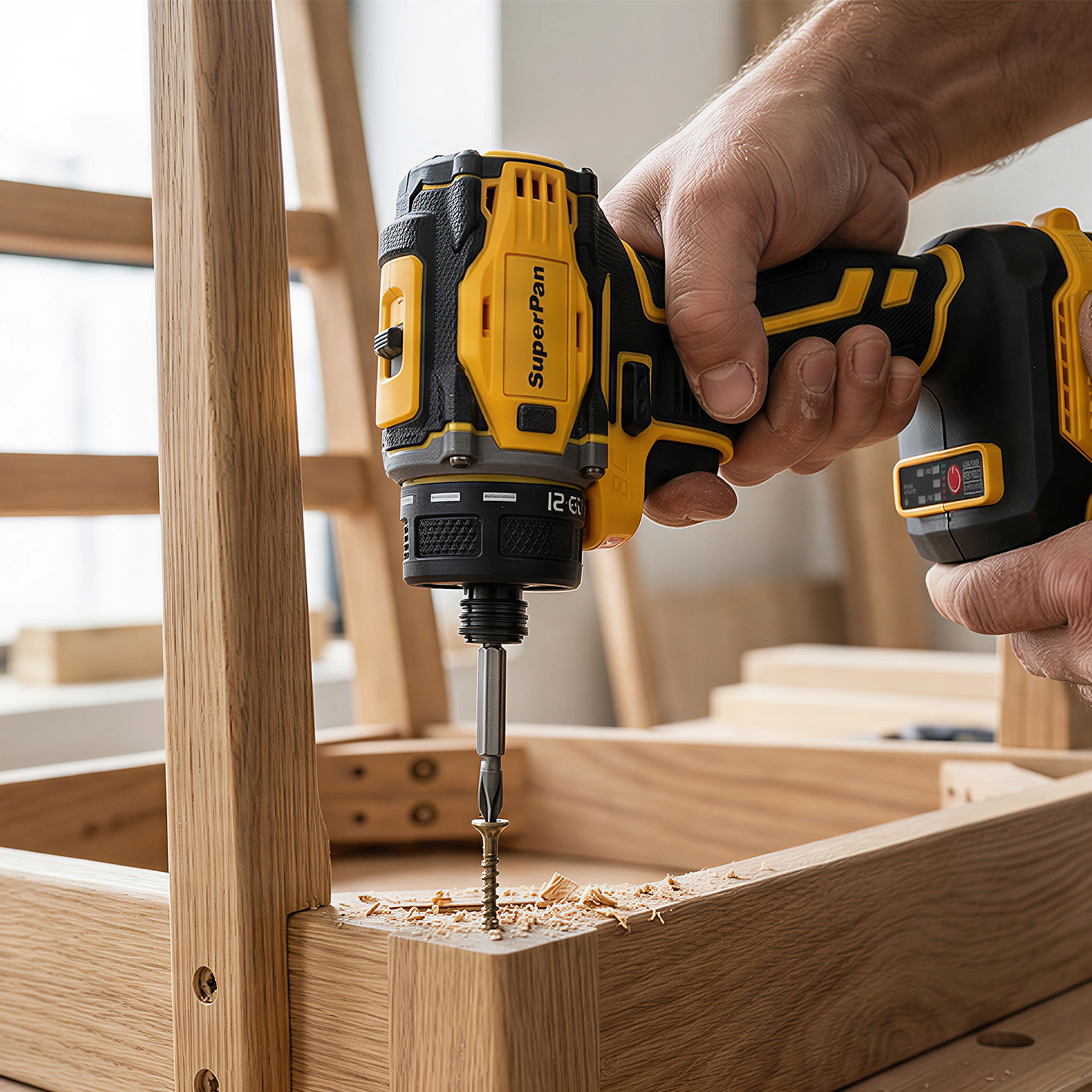 Power Tools Professional - SuperPan Professional Brushless Cordless Impact Driver,