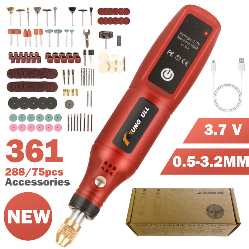 Power Tools Jobs - USB Rechargeable Cordless Engraving Pen Wireless