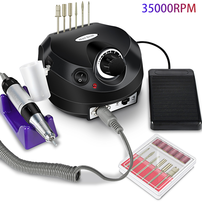 Power Tools Sander - 35000RPM Electric Nail Drill Professional Manicure