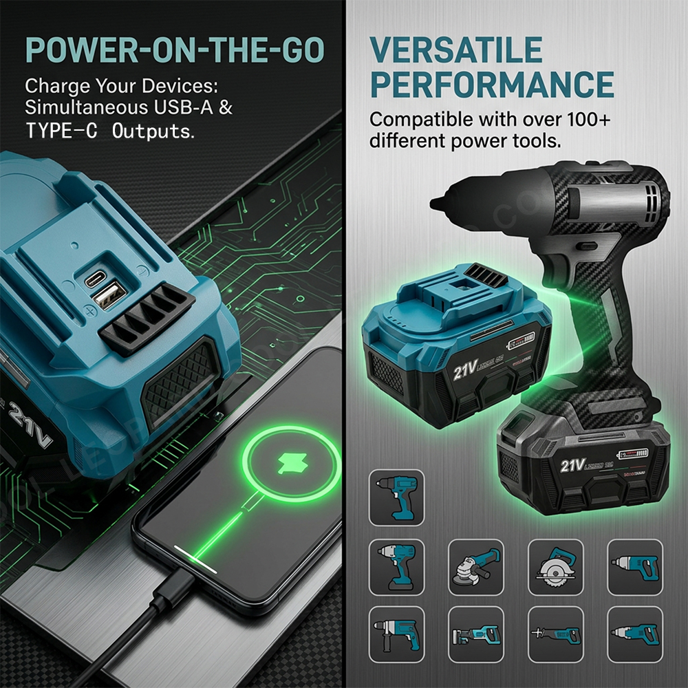 21V 9.0Ah Lithium Battery for  – Power Tools Ltd recenzja i cena