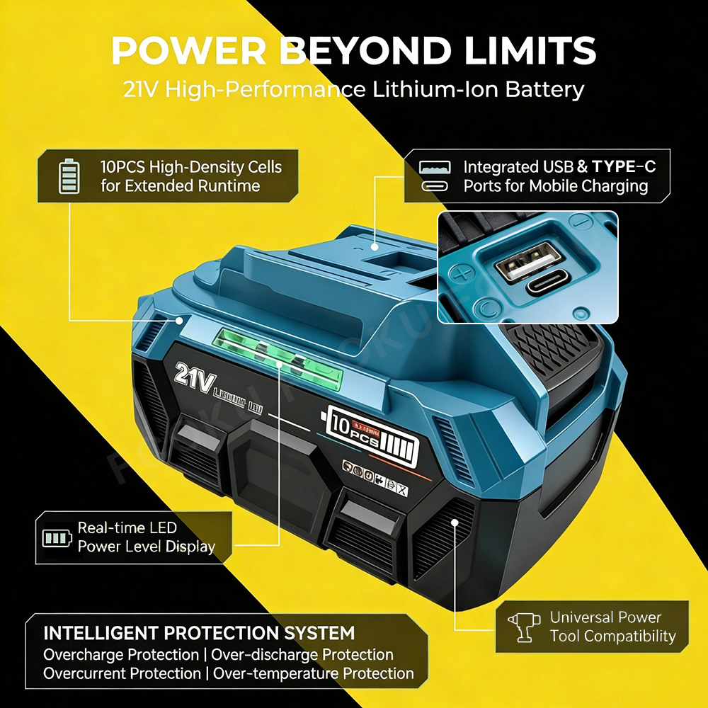 21V 6.0Ah Lithium Battery for  – Power Tools Ltd recenzja i cena