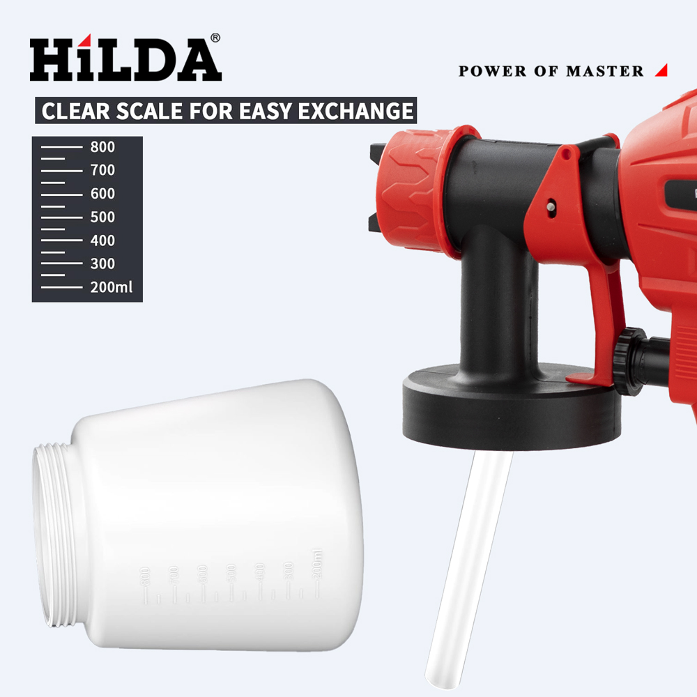 HILDA 800ML Electric Spray Gun – Power Tools Red recenzja i cena