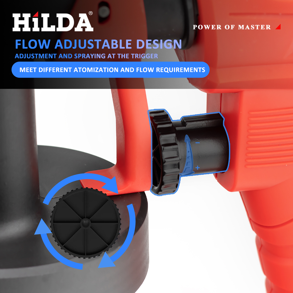 HILDA 800ML Electric Spray Gun – Power Tools Red recenzja i cena