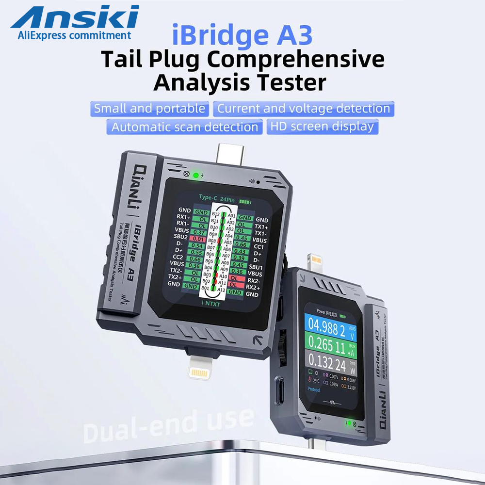 iBridge A3 phone tail plug ana – Xiaomi Power Tools recenzja i cena