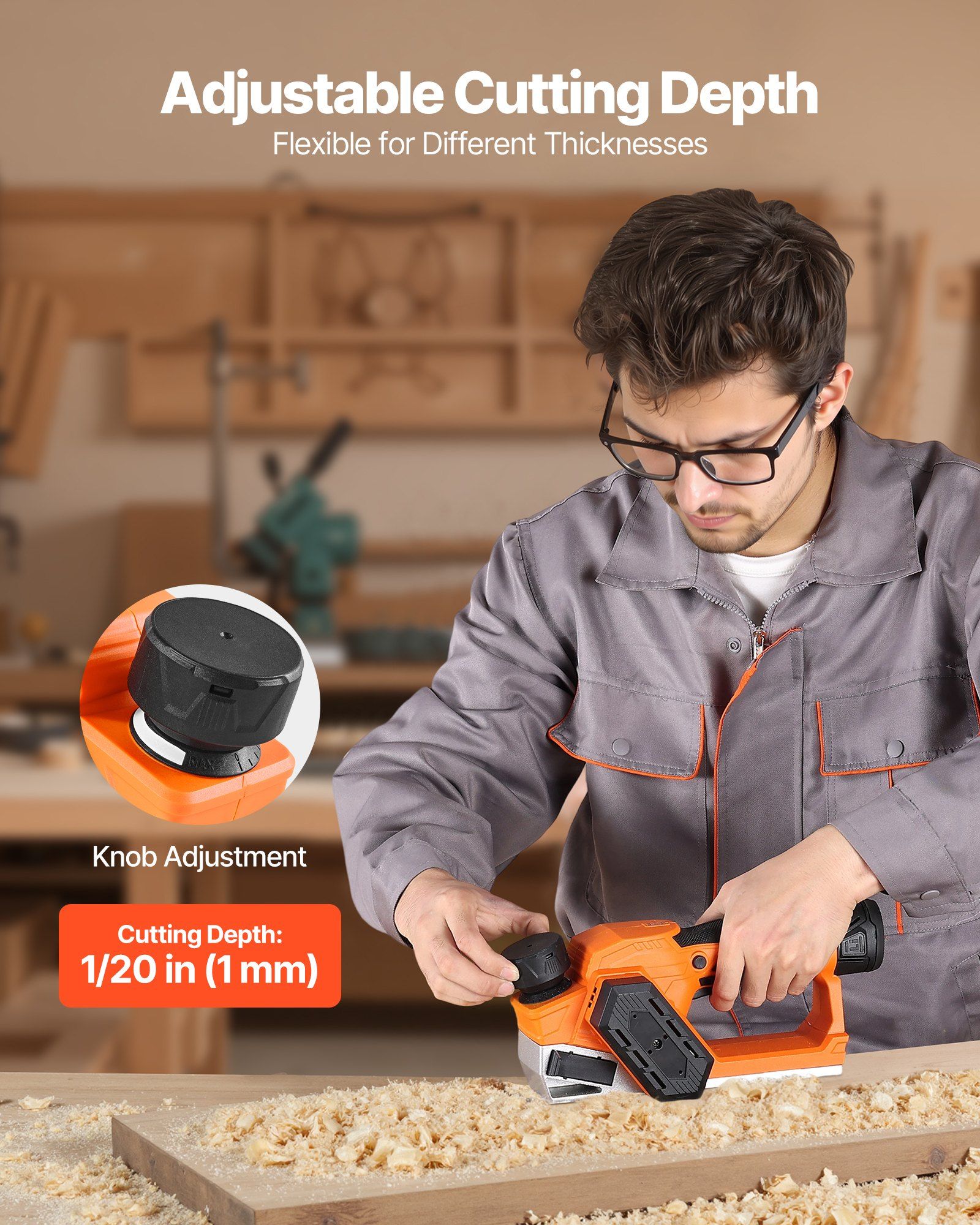 Cordless Handheld Planer, 2-1/ – Planer Handheld Electric recenzja i cena