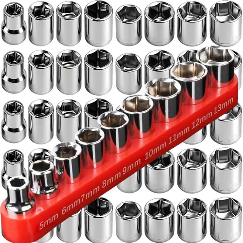 45/9Pcs 1/4 Inch Drive 5-13mm  – Power Tools Red recenzja i cena