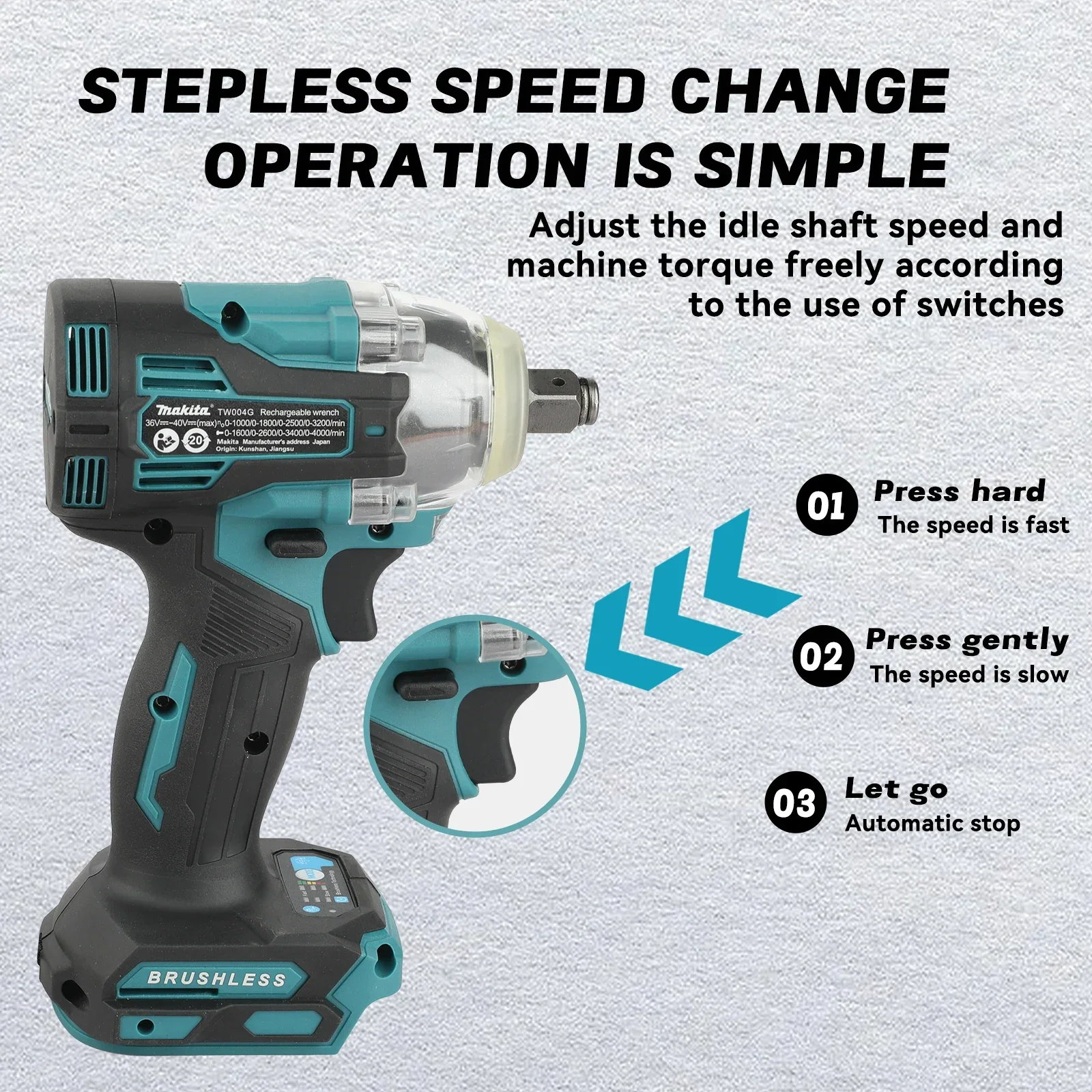 Makita  TW004G For 18V Battery – Cordless Drill Driver recenzja i cena