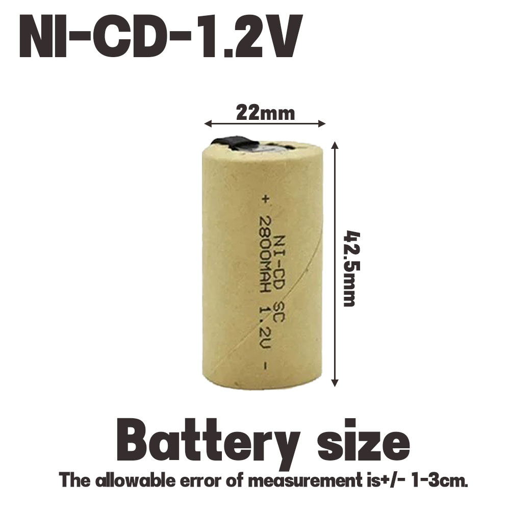 2800mAh 1.2V Ni-Cd Rechargeabl – Power Tools Ltd recenzja i cena