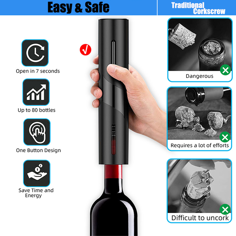 Electric Wine Bottle Opener Au – Power Tools Red recenzja i cena