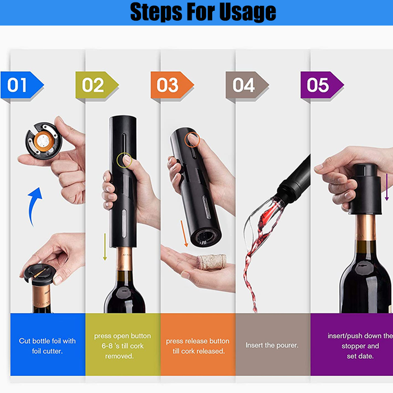 Electric Wine Bottle Opener Au – Power Tools Red recenzja i cena