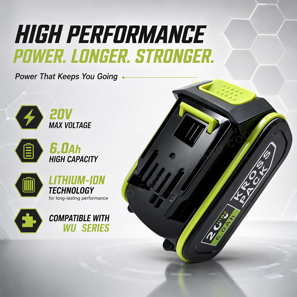 20V 6.0Ah Kross Pack High Capa – Power Tools Ltd recenzja i cena