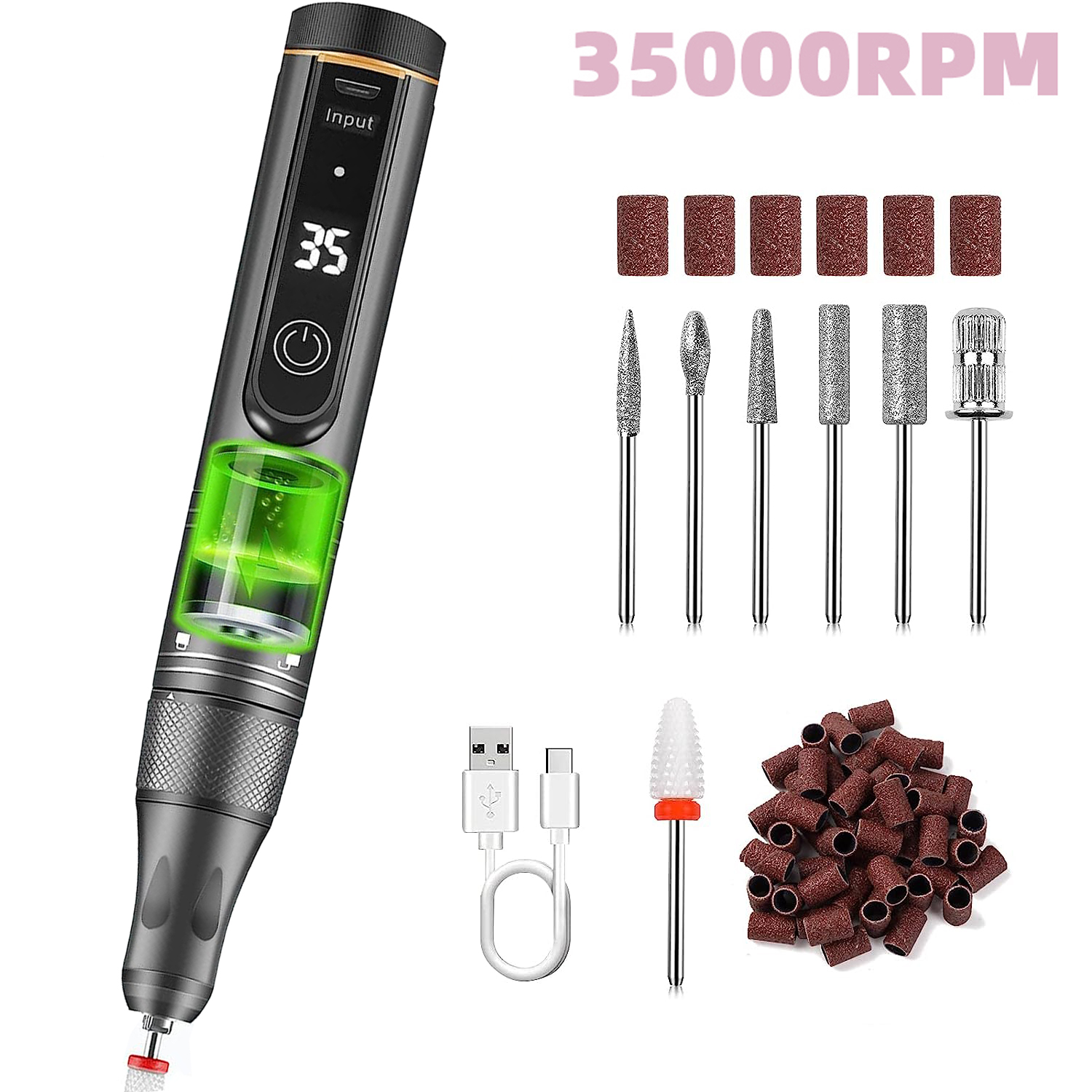 35000RPM Cordless Nail Drill M – Power Tools Sander recenzja i cena