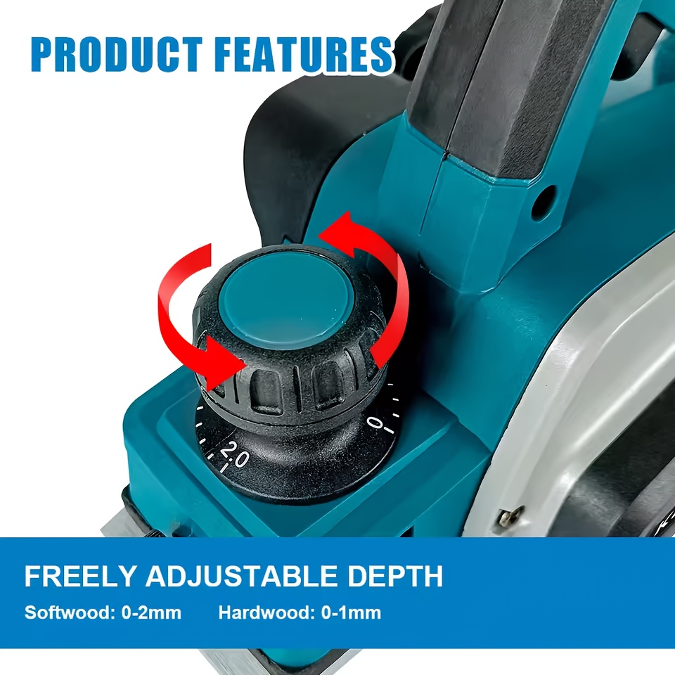 Brushless Cordless Electric Wo – Planer Handheld Electric recenzja i cena