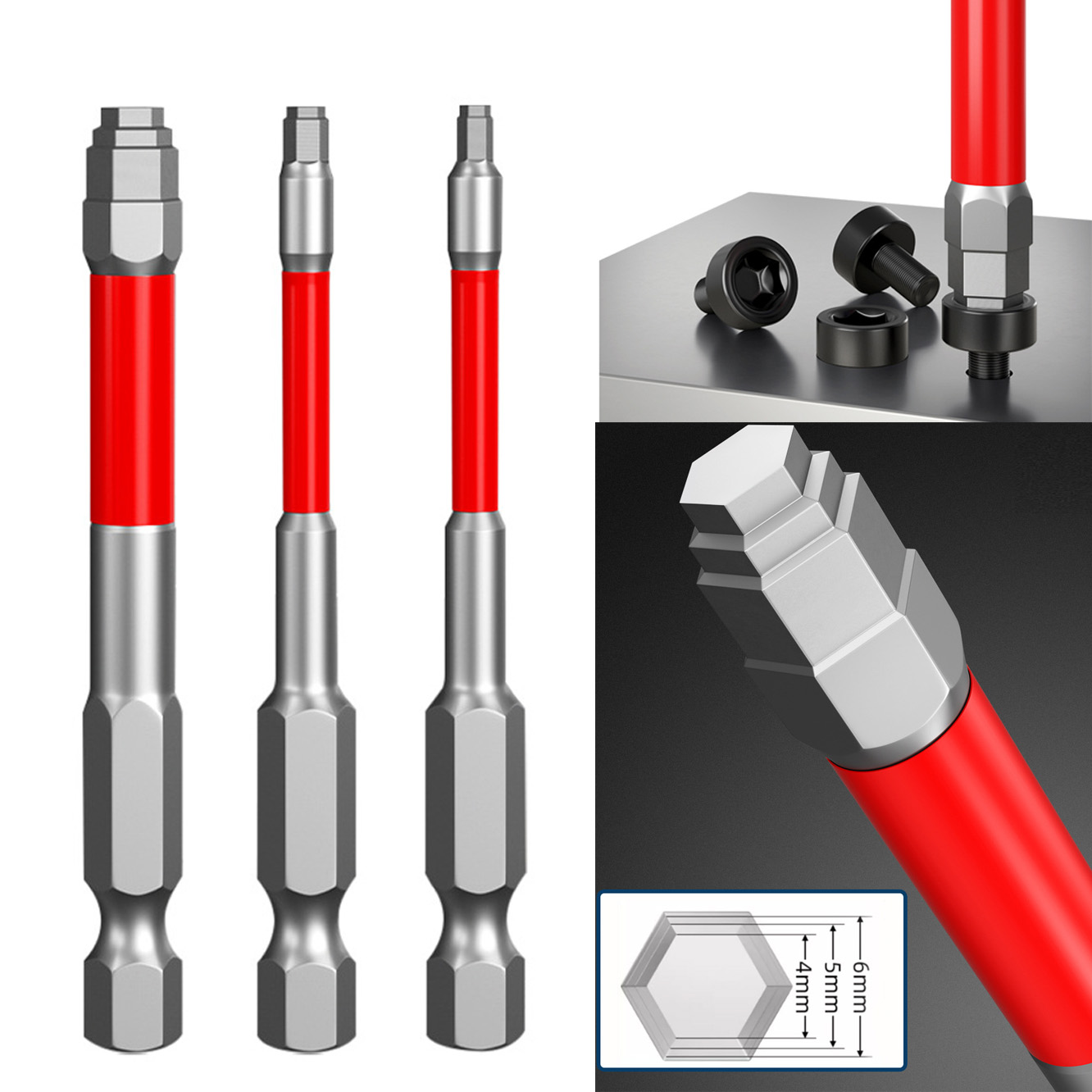 Red S3 Titanium Plated Hex Scr – Power Tools Red recenzja i cena