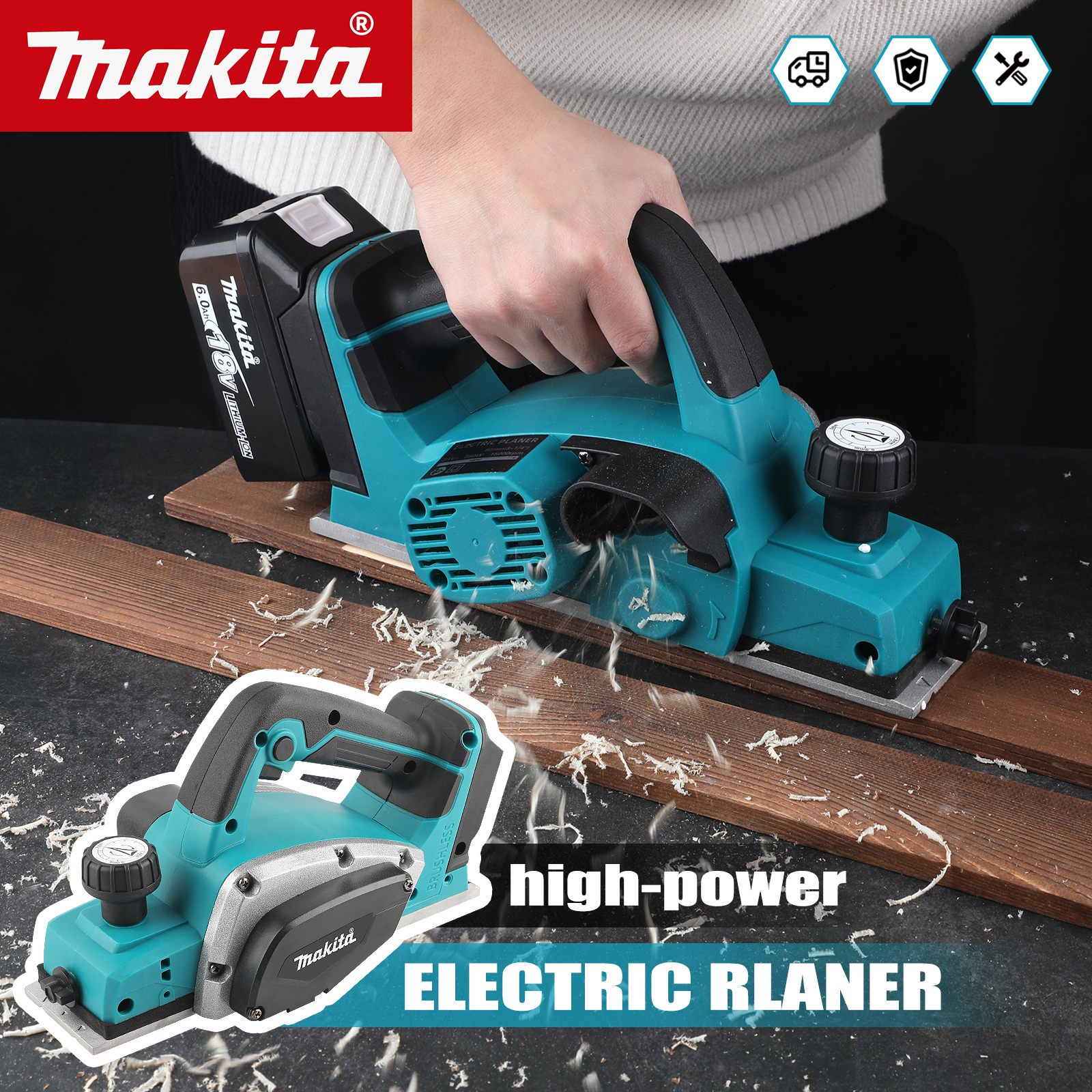Makita 18V Brushless Cordless  – Planer Handheld Electric recenzja i cena