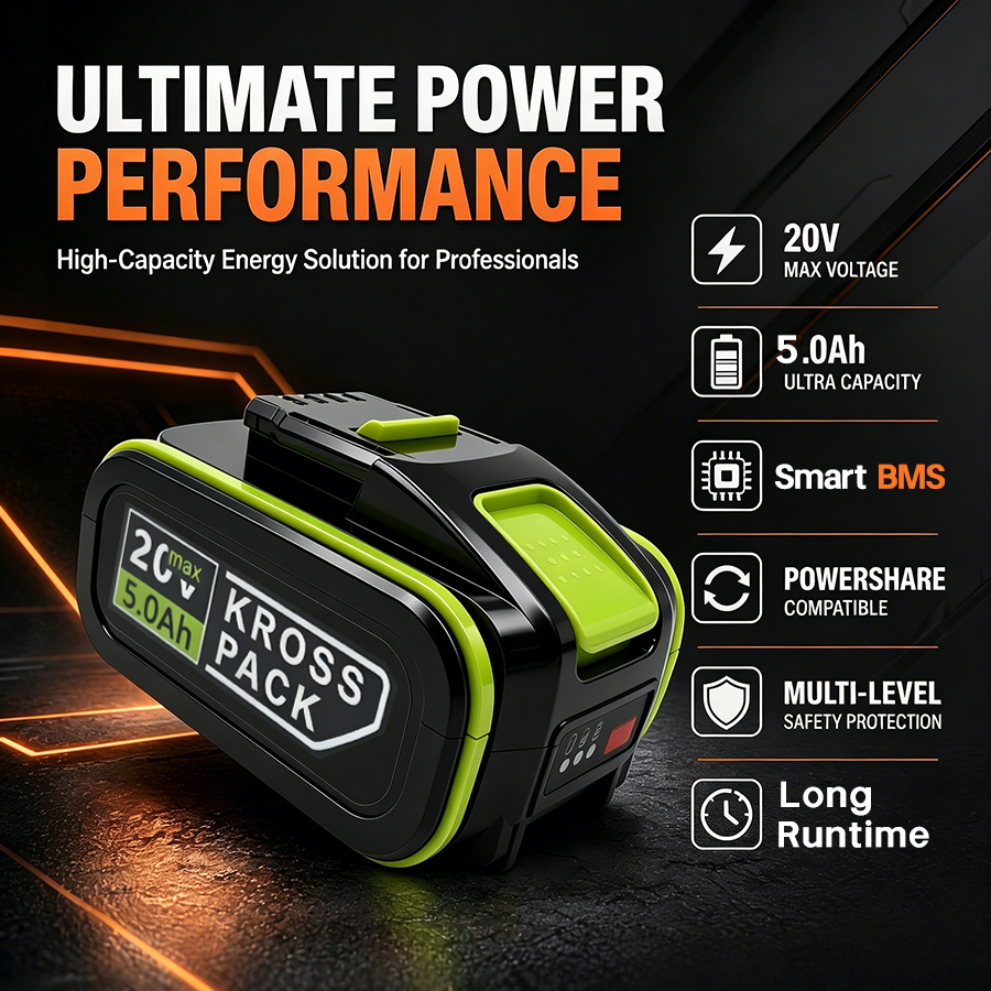 20V 5.0Ah Lithium Battery For  – Power Tools Ltd recenzja i cena