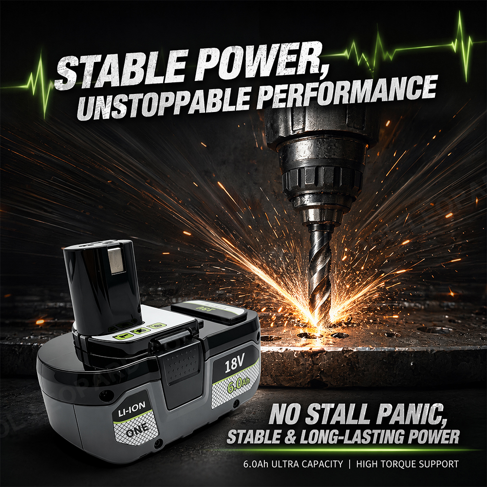 6.0Ah 18V Lithium Ion Battery  – Power Tools Ltd recenzja i cena