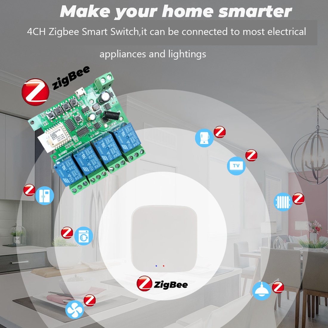 -N21R Zigbee Tuya Smart 4CH Re – Power Tools Google recenzja i cena