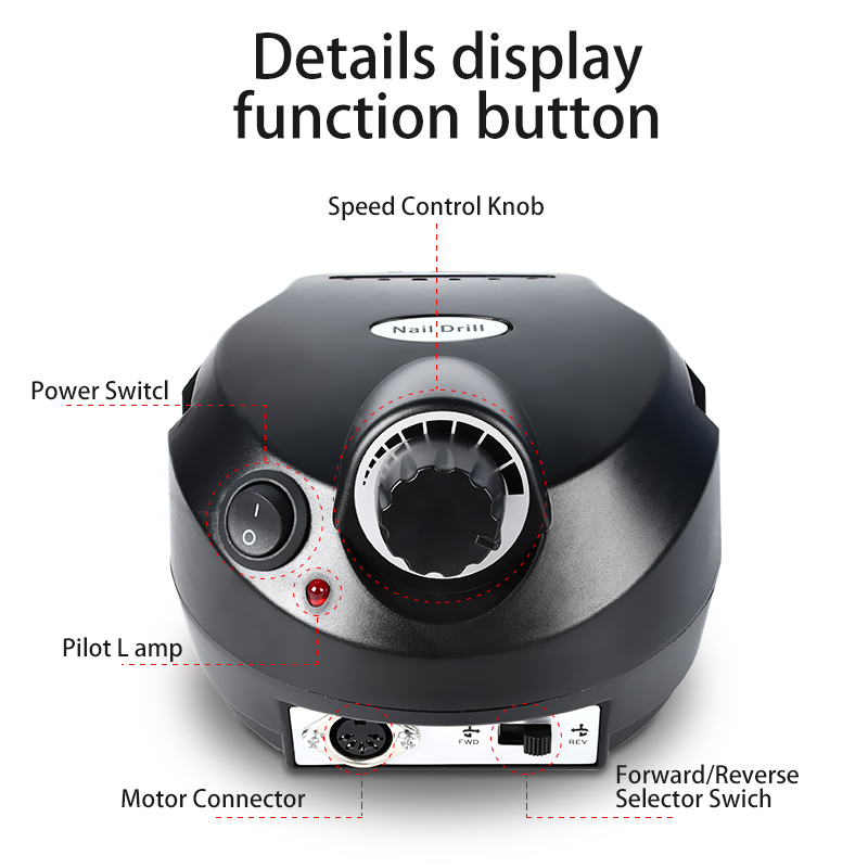 35000RPM Electric Nail Drill P – Power Tools Sander recenzja i cena
