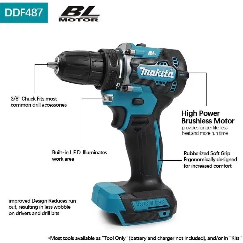 Makita DHP487 LXT Brushless Im – Cordless Drill Driver recenzja i cena