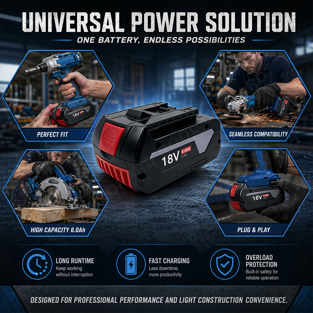 18V 6.0Ah Li-ion Battery for B – Power Tools Ltd recenzja i cena
