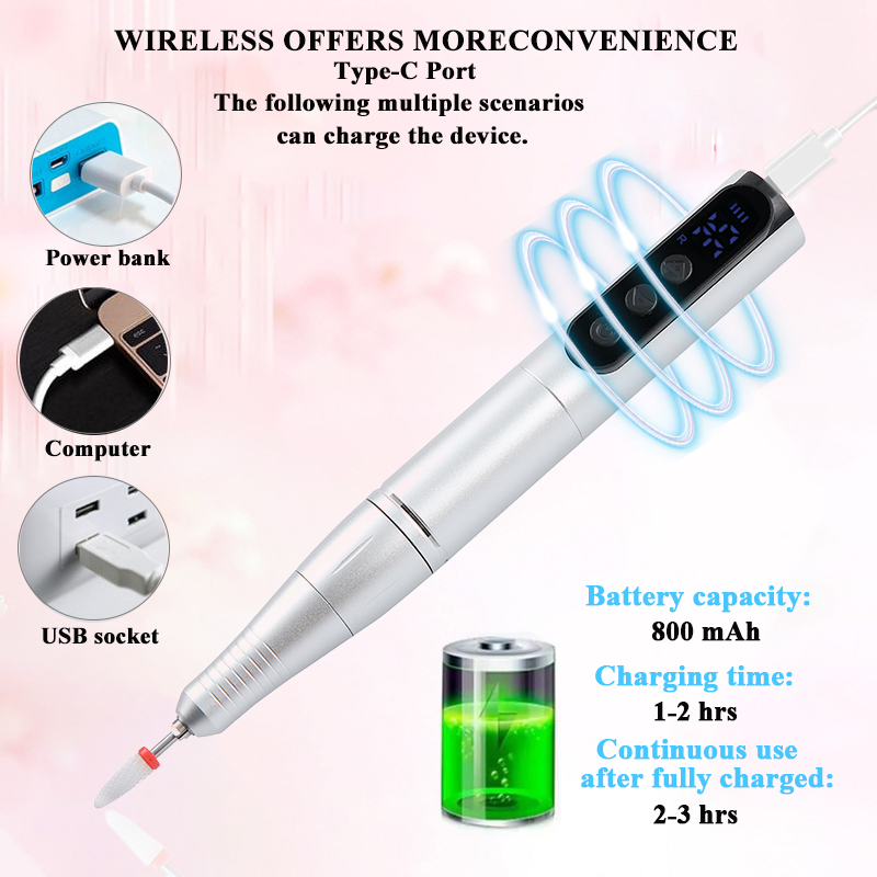 Wireless 35000RPM Nail Drill P – Power Tools Sander recenzja i cena